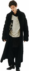 Yohji Yamamoto Chunky Knit Long Cardigan Coat 133974